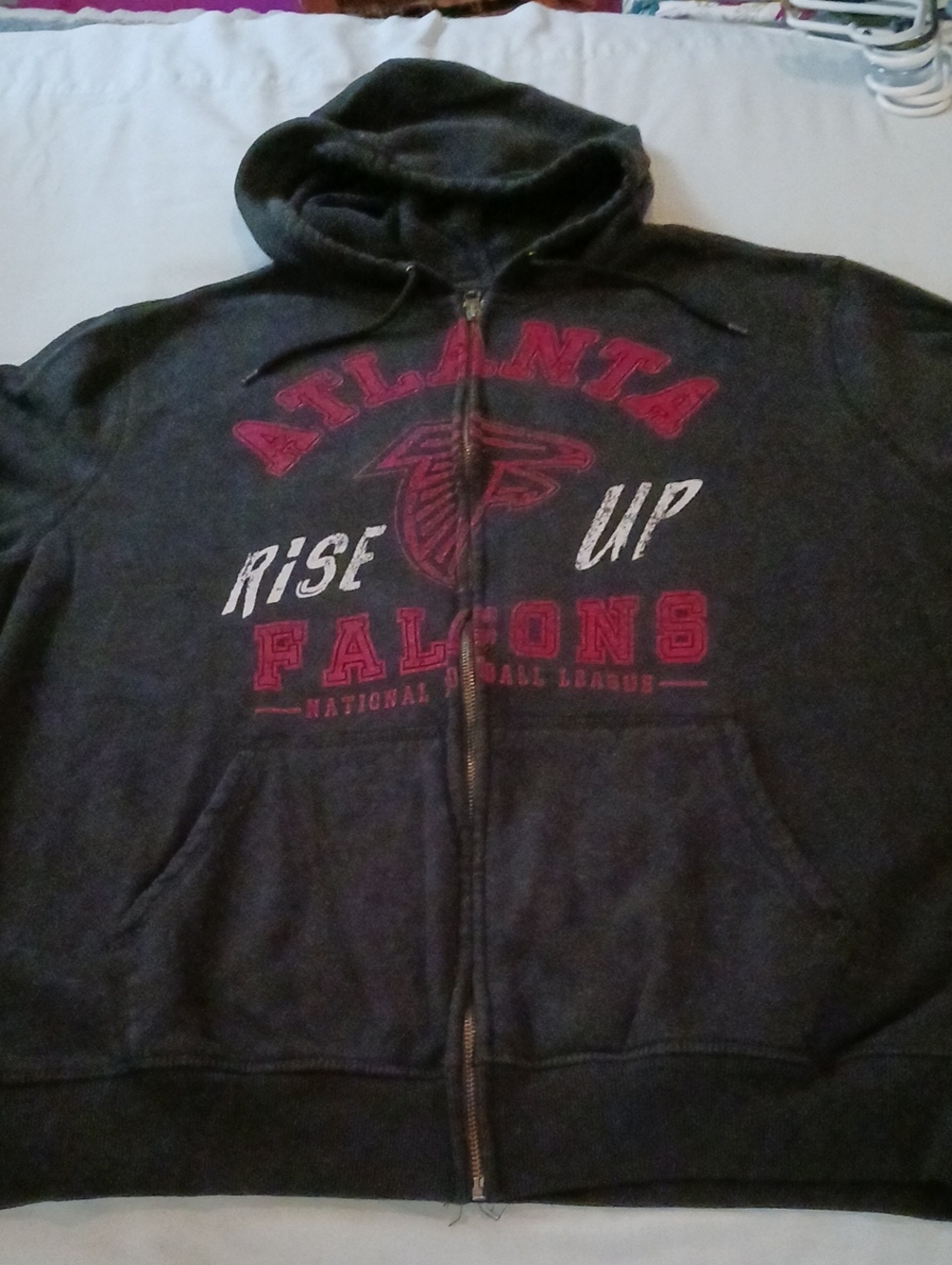 NFL / Dariss Rucker Full Zip Atlanta Falcons "Rise Up" Hoodie